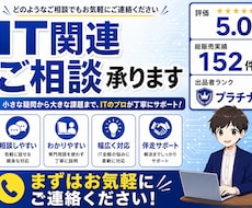 ITのお悩みを整理から解決まで一緒にサポートします どのようなご相談でもお気軽ご連絡ください。