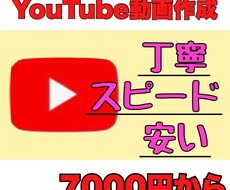 スピード納品。YouTube向け動画編集をします イメージ1