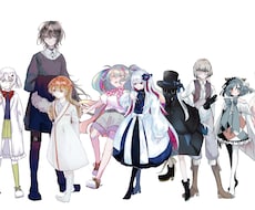 TRPG立ち絵やゲーム立ち絵描きます イメージ1
