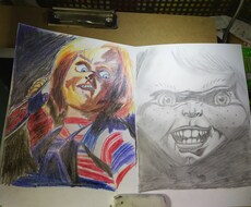 写真があればどんな似顔絵も描きます 世界に一つの自分の似顔絵いかがですか?