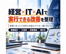 中小企業の業務を整理しAI・ITの使い所を示します イメージ1