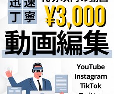 YouTube/SNS動画編集やサムネ作成承ります イメージ1