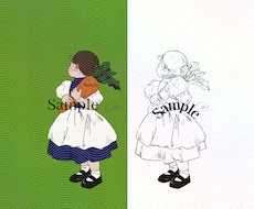 オリジナル海外絵本風のイラストを作成します イメージ1