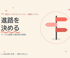 戦略コンサルが進路の意思決定を壁打ちします イメージ1