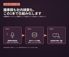 議事録自動化と社内AI検索を構築します 記録→蓄積→検索まで一気通貫のAIインフラ