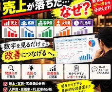 飲食店の売上・人件費を現役店長が分析します イメージ1