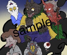 浮世絵風イラスト描きます 色々出来ますので、先ずは何でも御相談下さい