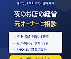 元歌舞伎町ホストクラブオーナーが経営相談に乗ります イメージ1