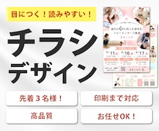 先着３名様！モニター様募集！伝わるチラシ作ります イメージ1