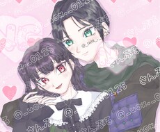 かわいい夢絵・カップルイラスト描きます イメージ1