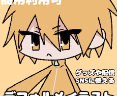 ゆるくて可愛いデフォルメキャラを描きます イメージ1