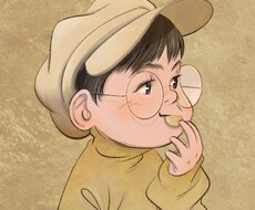 ＳＮＳアイコンに！データで納品　似顔絵描きます ＬＩＮＥや、Twitter、インスタグラムなどに映える！