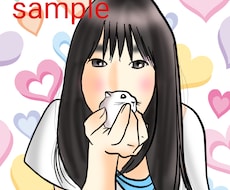 商用利用可！シンプルな似顔絵風アイコン描きます ブログやツイッターその他SNSやビジネスで顔出しNGな方へ