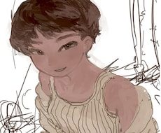 お写真を元に似顔絵描きます イメージ1