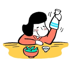 親しみのある個性的な人物イラストを描きます
