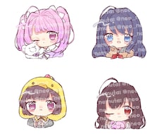 貴方のキャラをデフォ絵(ミニキャラ)で描きます イメージ1