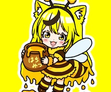 かわいいちびキャラ・女の子イラスト描きます イメージ1