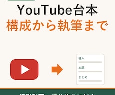 YouTube｜解説動画の構成と台本を書きます イメージ1