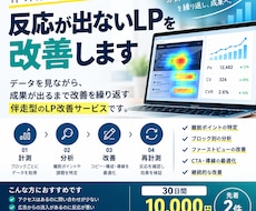 反応が出ないLPを改善し、反応を見て改善します イメージ1