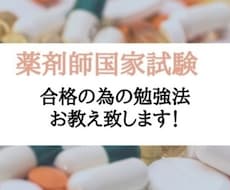 薬剤師国家試験合格へのサポートします イメージ1