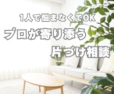 90分であなたの家の片づけられないをサポートします イメージ1