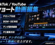 ショート動画３本セットで編集します イメージ1