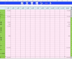 領収書をExcelにて集計表にします Excelを使って記帳代行致します