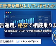 広告運用のお悩みを格安で相談に乗ります 会社員兼フリーランスマーケターが格安相談、アカウント添削