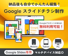 特典付！Google スライドでチラシを作成します イメージ1