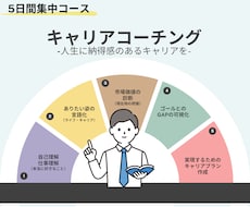 フルパッケージ/5日間でキャリアのコーチングします 人生・キャリア2つの観点で個人の最適なキャリアプランを描く