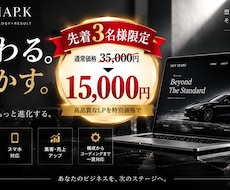 魅力が伝わるランディングページを制作します イメージ1