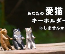 ペットの愛猫キーホルダーにします 離れていても、いつも一緒。オーダーメイドの愛猫キーホルダー。