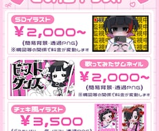 商用利用込み！/ 可愛いイラスト描きます イメージ1