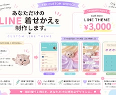 オリジナルLINE着せかえを制作します イメージ1