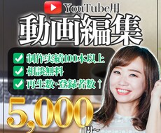 YouTube動画編集/代行 承ります イメージ1
