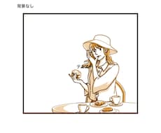 一つの色に絞ったイラストを制作します イメージ1