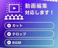 YouTube・SNS動画を見やすく編集します イメージ1