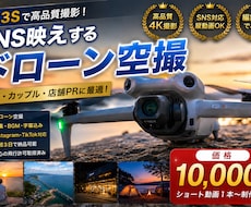 SNS映えするドローン空撮動画を撮影・編集します イメージ1
