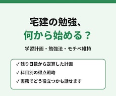 宅建合格に向けた勉強の悩みに答えます 学生時代に合格した宅建士が学習計画づくりから伴走