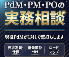 現役PdMが実務の悩みの壁打ち相談にのります 相談相手がいないプロダクトマネージャー・PM・POへ