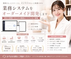 業務システムをオーダーメイド開発します イメージ1
