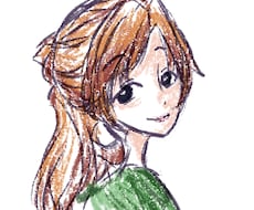 鉛筆で描いたようなアイコンイラスト描きます 鉛筆で描いたような優しい印象のアイコンをお作りします