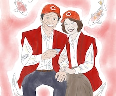 ライフイベントにぴったりなイラストを描いております イメージ1