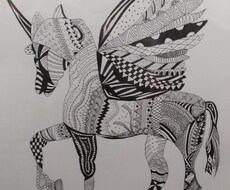 おしゃれなゼンタングル描きます イメージ1