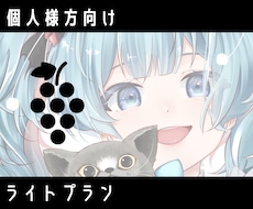個人向け｜ライト・イラスト制作します イメージ1