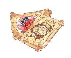 スイーツイラスト作成します