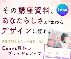 Canvaで講座・セミナー資料を作成します イメージ1
