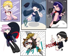 安価でデフォルメの可愛いイラストなんでも描きます イメージ1