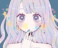 可愛い女の子イラスト作成します キラキラかわいい女の子が得意です！♡