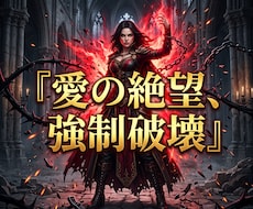 魂の絶対引力を強制覚醒させ愛を引き寄せます 愛の絶望を完全破壊。全てを支配する絶対女王へ強制覚醒せよ
